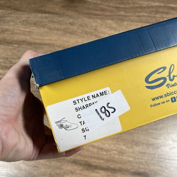 SBICCA Vintage Collection Sharpay Suede Leather Embroidered Mule Boho Size 7 - Picture 10 of 10